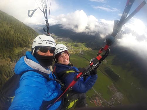 Salzburg and Innsbruck , paragliding in Innsbruck
